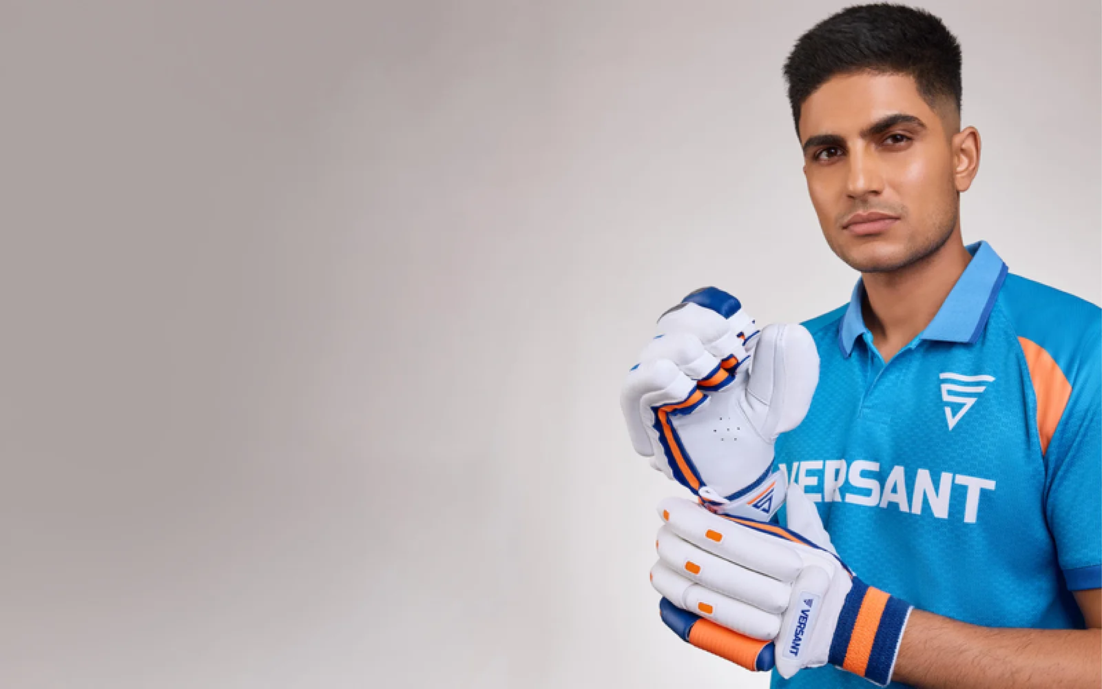 Shubman Gill with the Versant GOAT